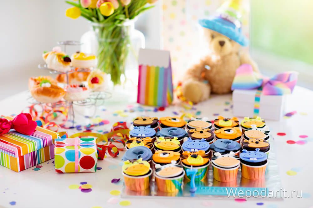 дитячі кекси на день народження